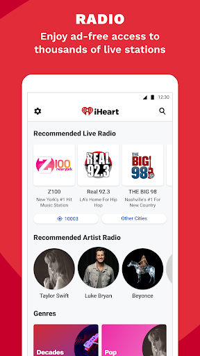 iHeart: Music, Radio, Podcasts  Screenshot 4