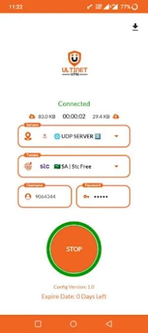 ULTINET VPN - Unlimited Access  Screenshot 3