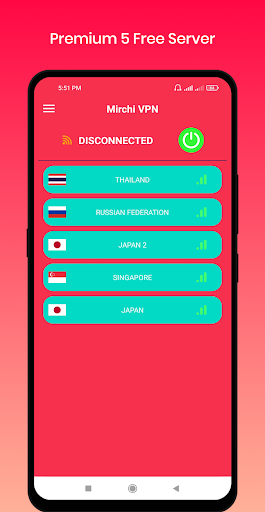 Mirchi VPN - Private & Fast  Screenshot 2