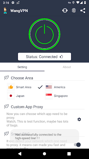 Wang VPN - Fast Secure VPN  Screenshot 2