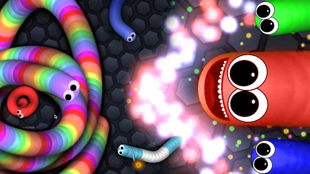 Helix Snake Vs Rolly Worm.IO  Screenshot 2