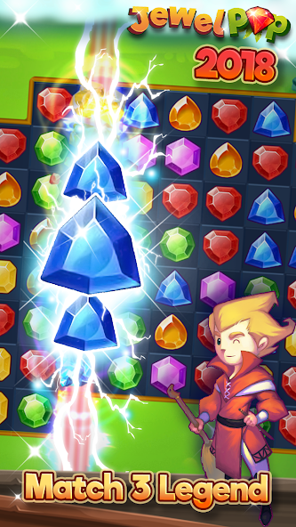 Jewel Pop: Match 3 Legend Mod  Screenshot 1