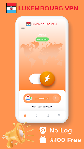 Luxembourg VPN - Private Proxy  Screenshot 1