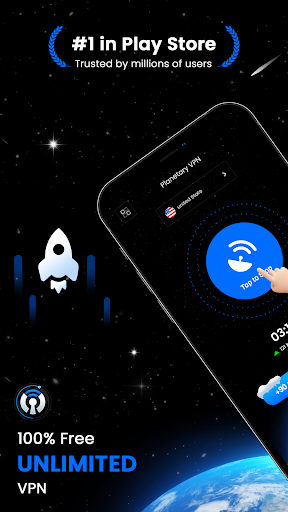 Planetary VPN - Data Saver  Screenshot 1