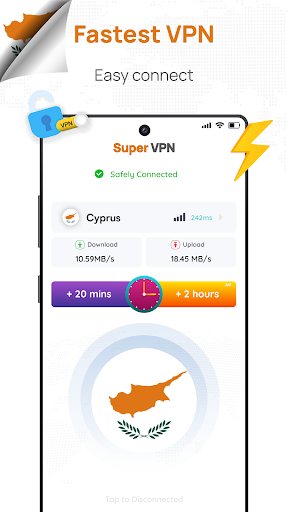 Cyprus VPN: Get Cyprus IP  Screenshot 1