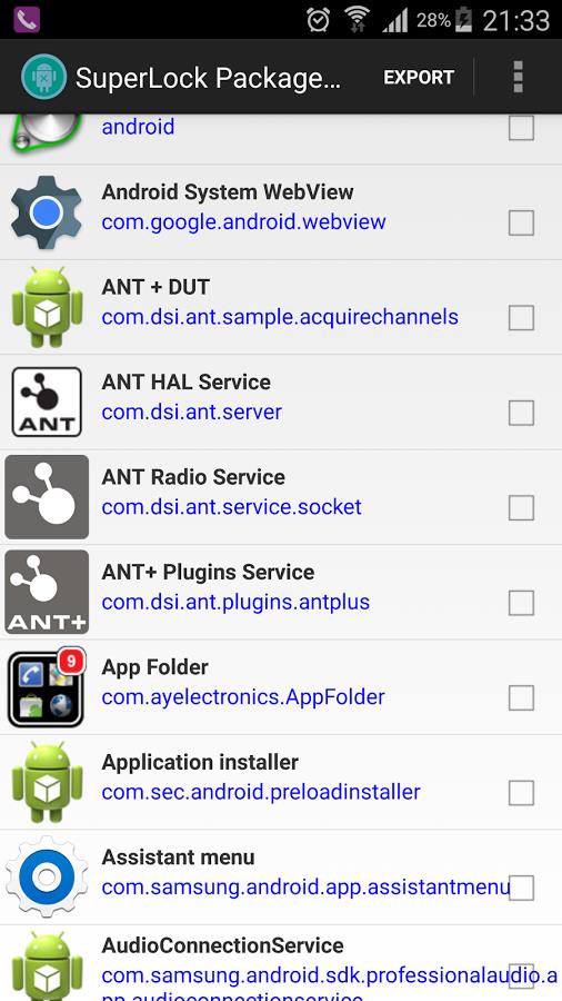 Package Disabler Pro (Samsung)  Screenshot 1