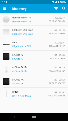 Ubiquiti Device Discovery Tool  Screenshot 1