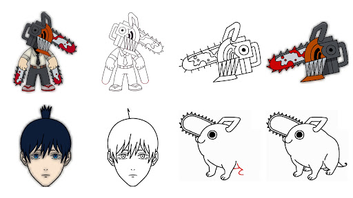 How to draw Chainsaw Man  Screenshot 4