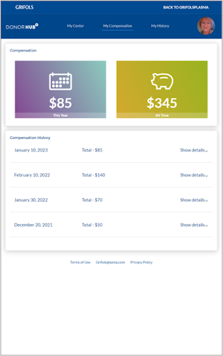 Grifols Plasma Donor Hub  Screenshot 4