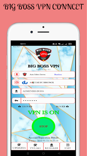 BIG BOSS VPN  Screenshot 1