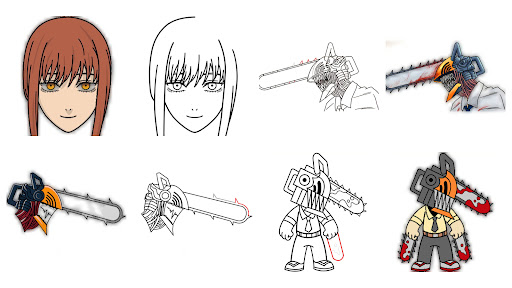 How to draw Chainsaw Man  Screenshot 1