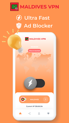 Maldives VPN - Private Proxy  Screenshot 2