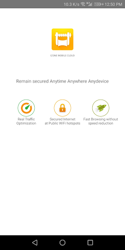 IZONE APP VPN  Screenshot 1