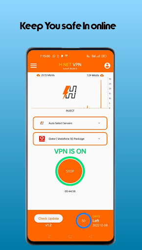 H NET VPN  Screenshot 1