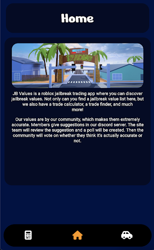 JB Values  Screenshot 1