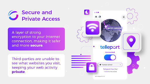 Telleport - VPN Secure Network  Screenshot 2