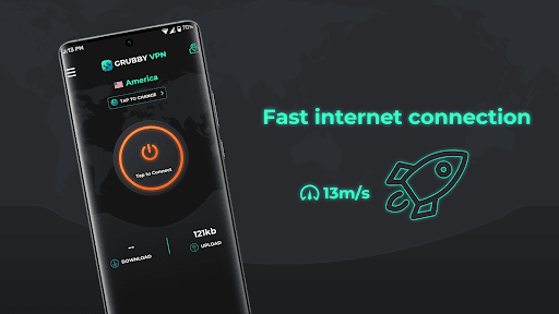 Grubby VPN - Secure&Fast Proxy  Screenshot 1