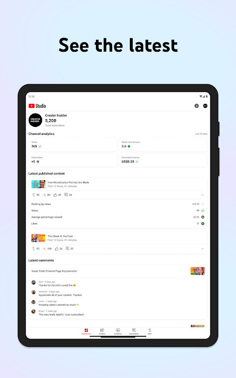 YouTube Studio  Screenshot 3