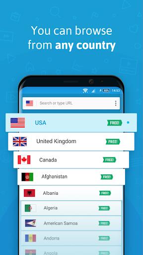 Hola Free VPN  Screenshot 1