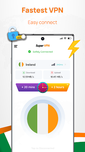 Ireland VPN: Get Ireland IP  Screenshot 1