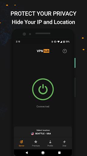 VPNhub - Secure, Private, Fast & Unlimited VPN  Screenshot 4