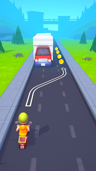 Paper Boy Race: Running game Mod  Screenshot 3