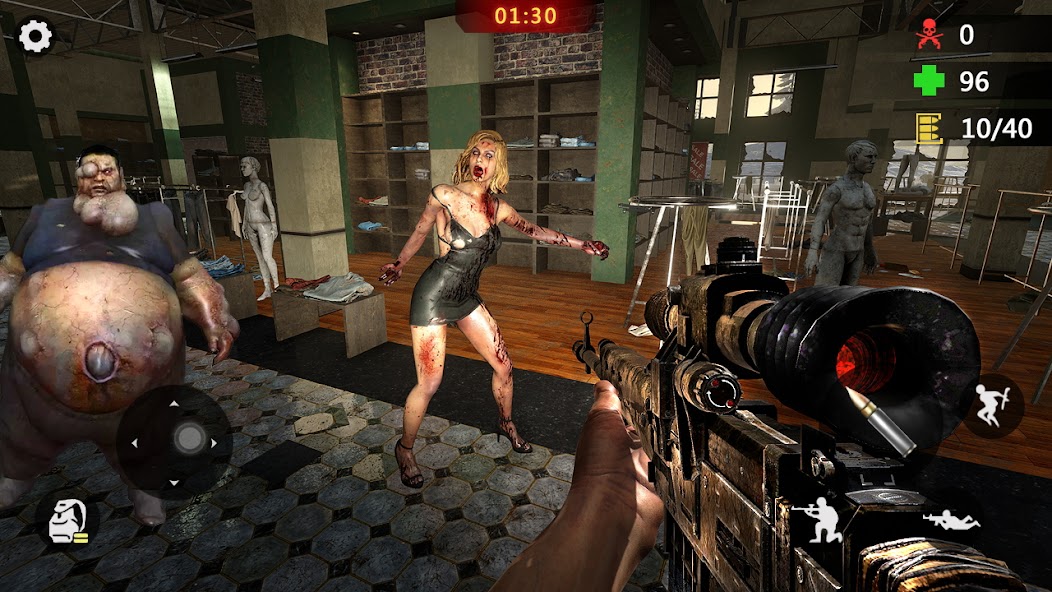 Zombie Trigger 3D Gun Shooter Mod  Screenshot 2