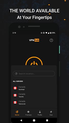 VPNhub - Secure, Private, Fast & Unlimited VPN  Screenshot 3