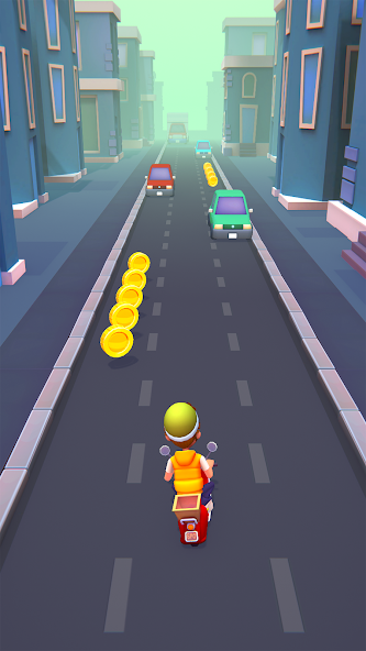 Paper Boy Race: Running game Mod  Screenshot 1