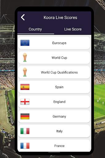 Koora live Scores  Screenshot 2