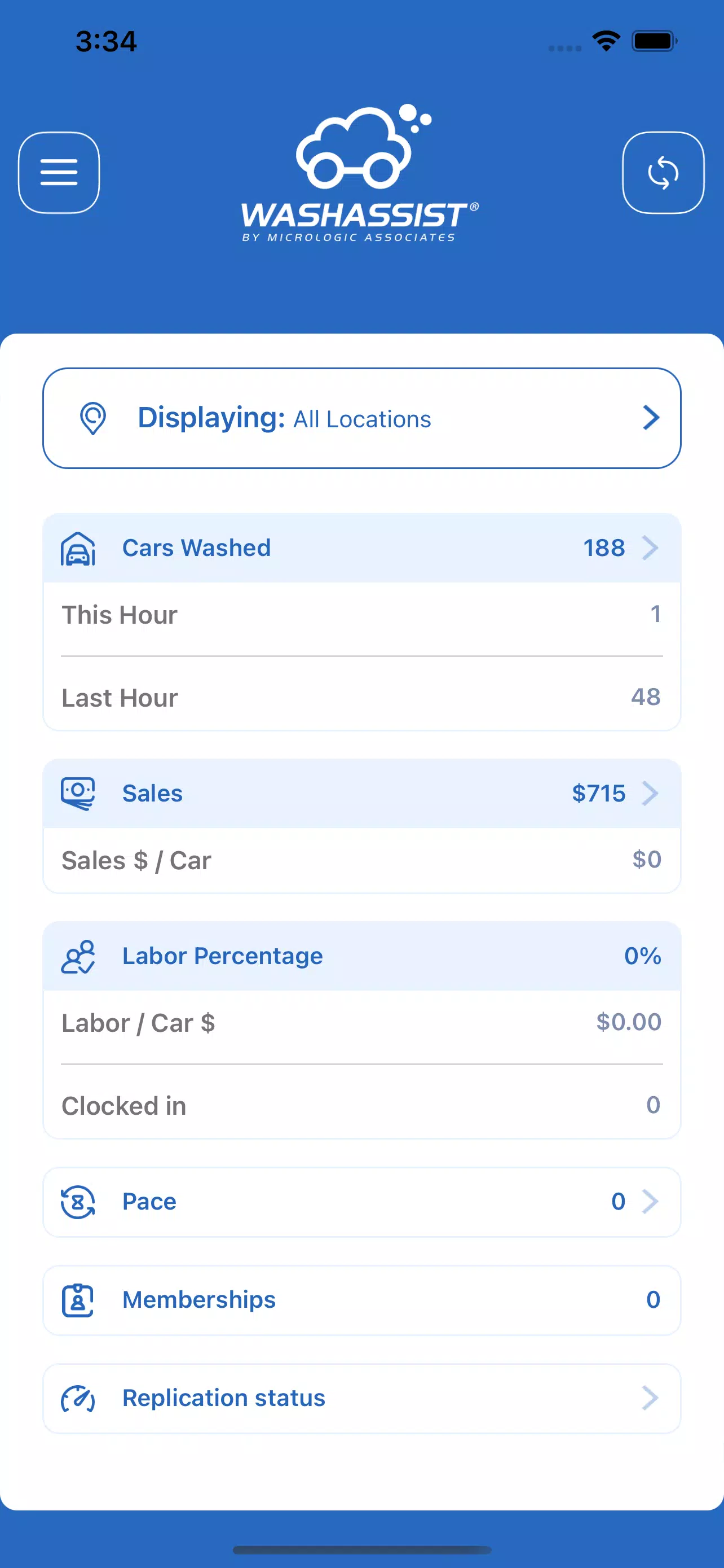 WashAssist Dashboard  Screenshot 2