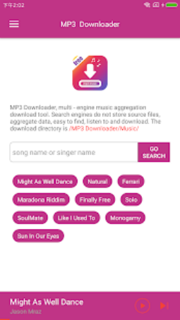 MP3 Music Downloader  Screenshot 1