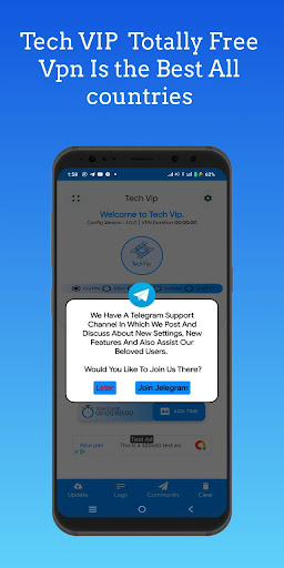 Tech VIP - Unlimited VPN  Screenshot 1