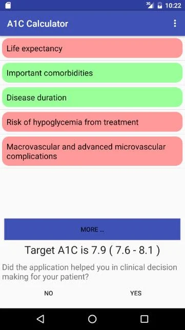 A1c Calculator  Screenshot 1