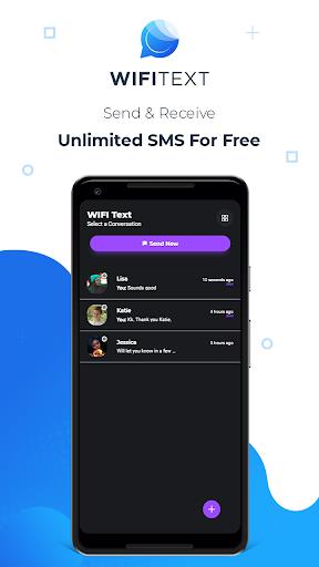 WiFiText: Send SMS + MMS Texts  Screenshot 1