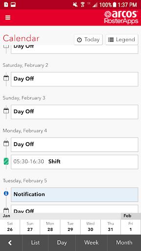 ARCOS RosterApps Mobile  Screenshot 3