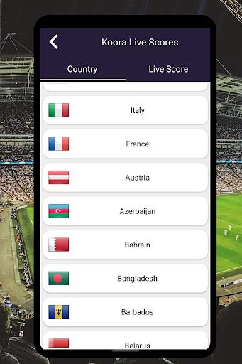 Koora live Scores  Screenshot 4