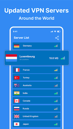 Luxembourg VPN: Luxembourg IP  Screenshot 3