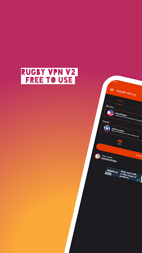 RUGBY VPN V2  Screenshot 1