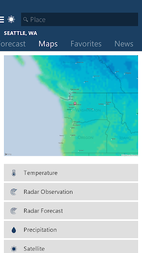 MSN Weather - Forecast & Maps  Screenshot 2