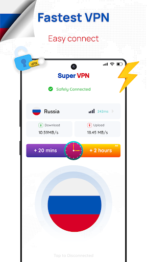 Russia VPN: Get Moscow IP  Screenshot 1