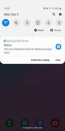 Samsung Push Service  Screenshot 2