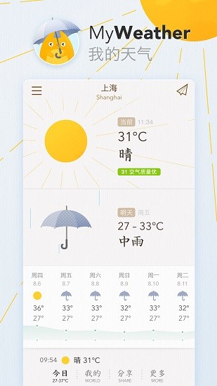 我的天气 Screenshot 1