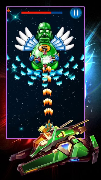 Chicken Shooter: Galaxy Attack Mod  Screenshot 2