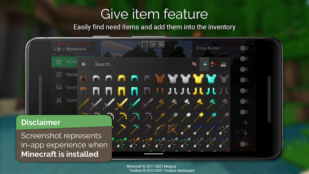 Toolbox for Minecraft: PE Mod  Screenshot 2