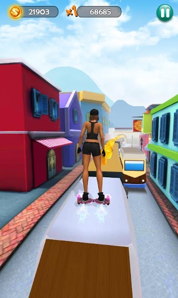 Hoverboard Surfers 3D Mod  Screenshot 1