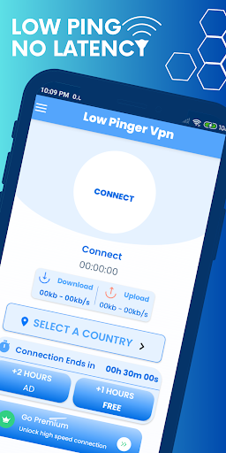 Low Pinger FF VPN - Gaming IP  Screenshot 1