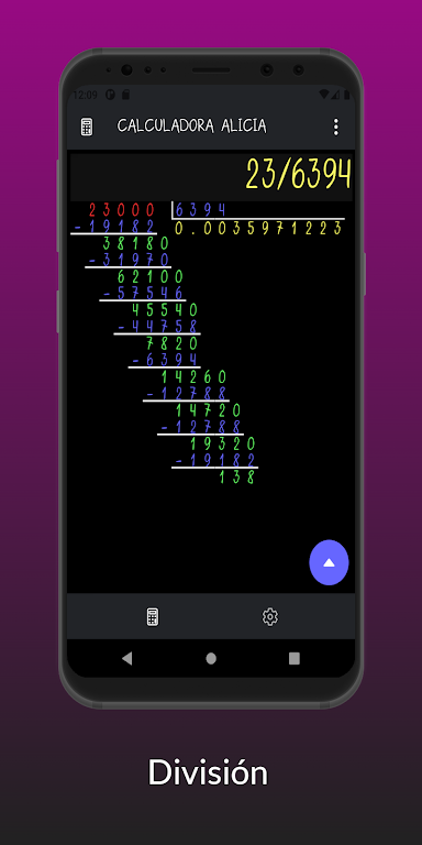 Calculadora Alicia  Screenshot 3