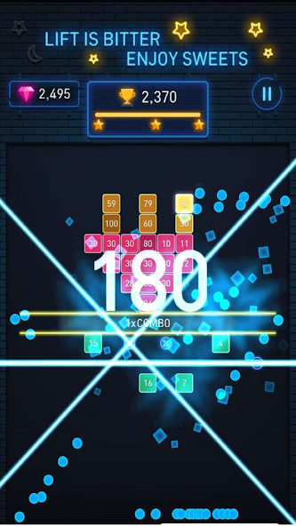 Brick Breaker: Neon Brick Ball Mod  Screenshot 3