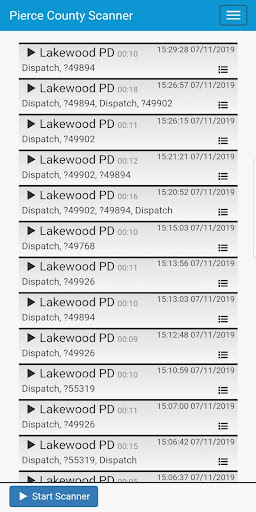 Pierce County Scanner  Screenshot 2